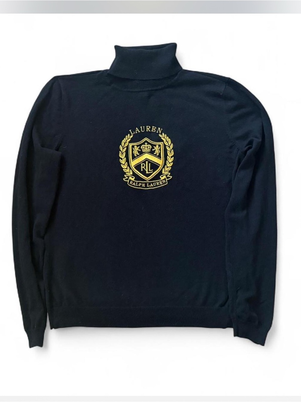 Vintage Lauren Active Ralph Lauren Crest Turtleneck Sweater Women’s L